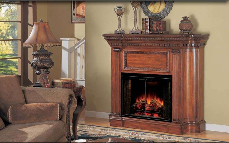 peninsula electric fireplace, electric fireplace with book shelves, compact electric fireplace, electric coal fireplace