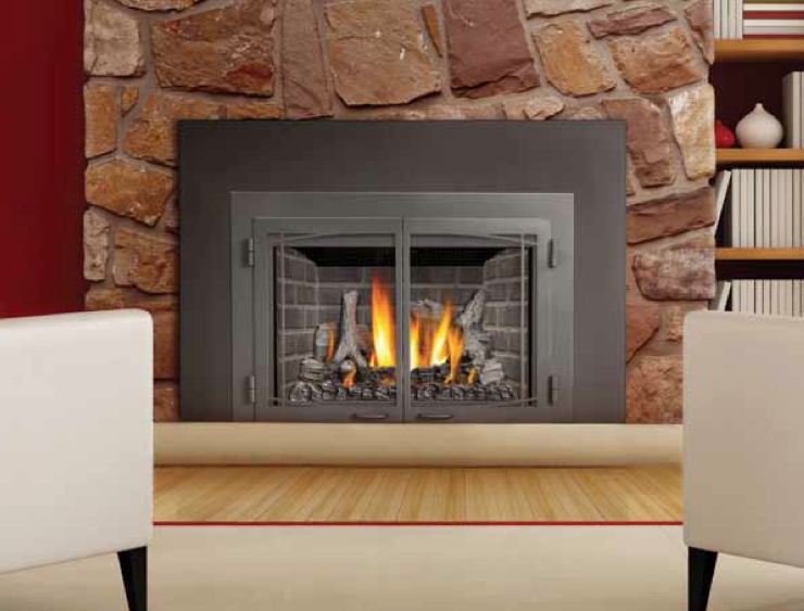 victorian gas fireplace insert, cast iron fireplace insert, fireplace insert hi300 hampton, historic fireplace insert
