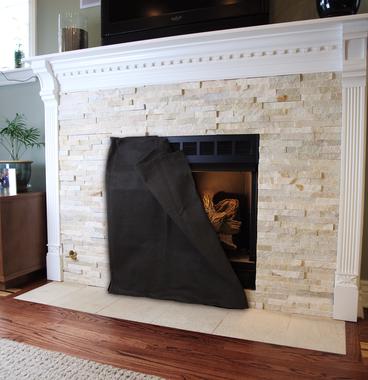 36 x 30 fireplace screen, safe fireplace screen, minuteman fireplace screen, 5 fold fireplace screen